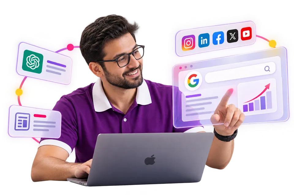 Product Launch Campaign visual: Product Launch Presence Across Platforms